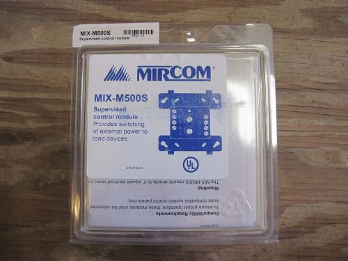Mircom MIX-M500S Supervised Control Module Fire Safety NEW JS