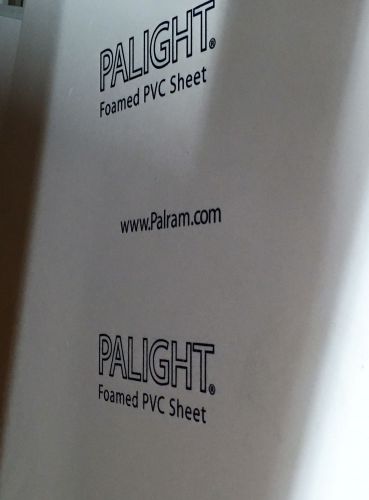 PALIGHT FOAMED PVC SHEET, 96 x 21,  LOT OF 112 PCS