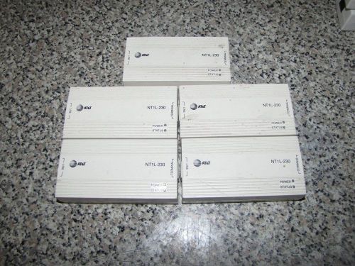AT&amp;T NT1L-230 NETWORK TERMINATION  UNITS-  LOT OF 4