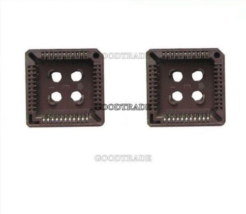 5pcs 44-pin through hole socket adapter plcc44 plcc-44 dip plcc converter diy i7