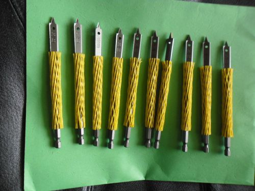 Family Pack of , 3/8&#034; spade bits / paddle bits- 6&#034; long