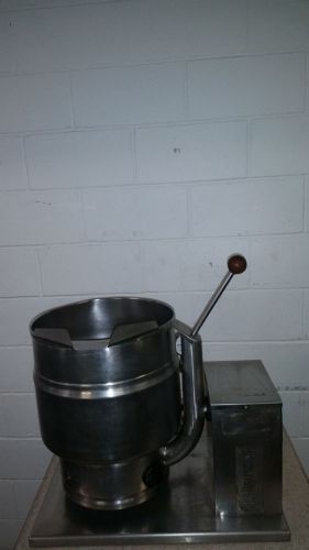 Groen tdb/7-20 steam jacketed manual tilt kettle 20qt soup kettle 208 volt for sale