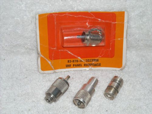 NEW &amp; USED AMPHENOL COAXIAL CONNECTORS