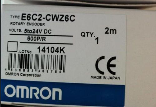 1PC OMRON  rotary encoder E6C2-CWZ6C 600P/R 5-24V DC 2m  NEW In Box