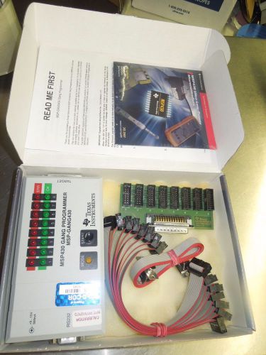 MSP430 Gang Development Tool, Controller, Signal Processing, Texas Instruments
