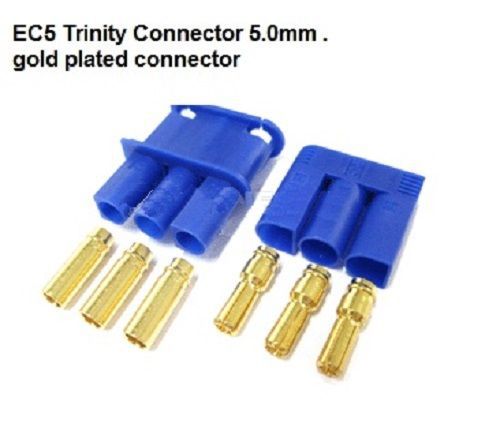 3 pin (Male / Female pk) EC5 5mm Type Connector