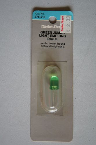 RadioShack Archer Green Jumbo Light Emitting Diode 276-215 In Original Packaging