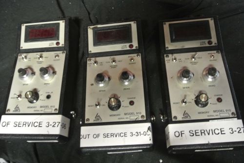 Memory Model 910 - RS Technologies - Lot of 3 Used Out of Service Units Analog