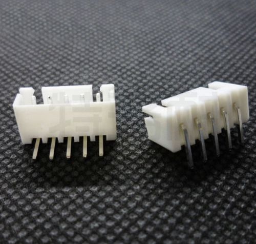 100pcs 2.54mm 5 pin 5p 90 degree bent pin connector header looper socket for pcb for sale