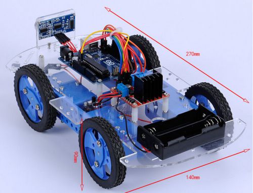 Infrared remote control DIY smart car intelligent ultrasonic DIY vehicle WiFi