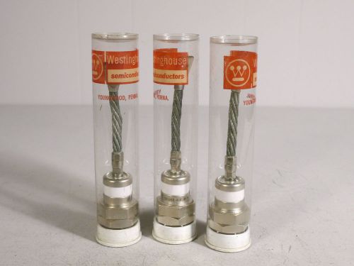 three 1N3269 600V 160A Diodes, Westinghouse stud mounted rectifiers