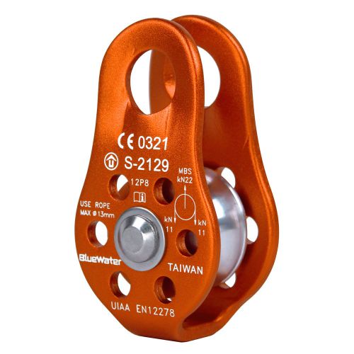 BlueWater Ropes Micro Pulley - Orange