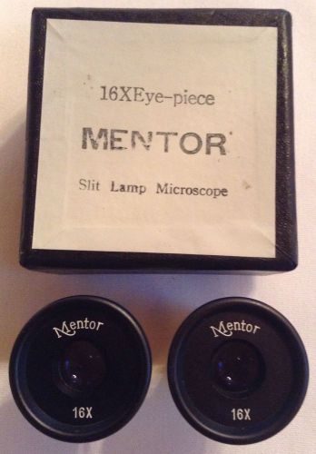 Set New Mentor 16X Eyepieces Slit Lamp Microscope Eye Piece