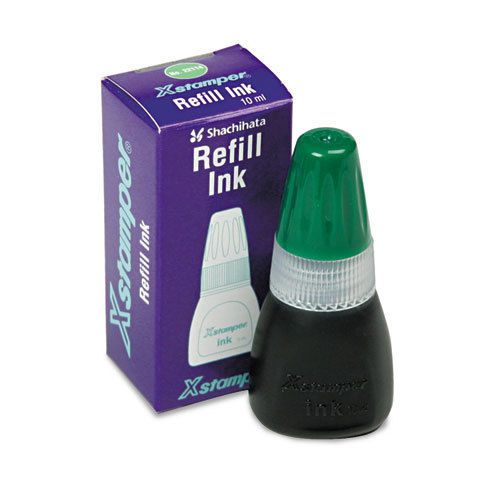 Refill ink for xstamper stamps, green, 10ml-bottle for sale