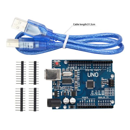 New ATmega328P CH340G UNO R3 Board &amp; USB Cable for Arduino DIY