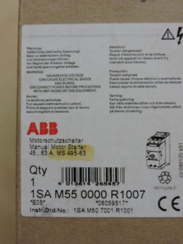 ABB-Manual-Motor-Starter-1SA-M45-0000-R1007