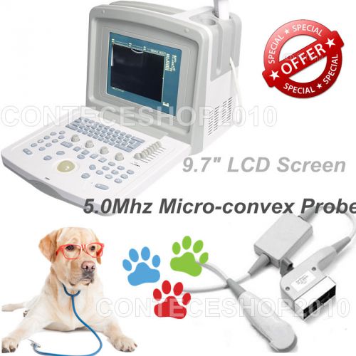 Veterinary Digital Ultrosound Scanner CMS600B-3 with 5.0mhz micro-convex probe