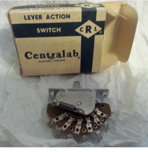 Centralab Lever Action Switch, NOS 1456