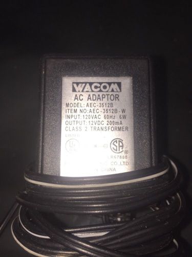 Wacom AEC-3512B Power Adapter Class 2 Transformer 12 VDC FREE Shipping