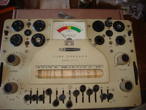 Vintage Heathkit Model IT-17 Tube Checker Tester