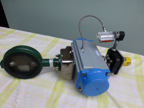 Jamesbury Pneumatic Actuator VPVL450SR4/5BD with 6&#034; DENCO Butterfly Valve New