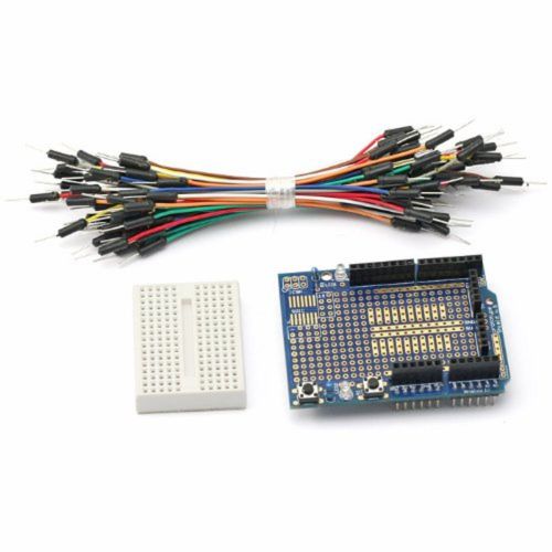 SainSmart Prototyping Prototype Shield + Mini Breadboard + Free Jumper Cable ...