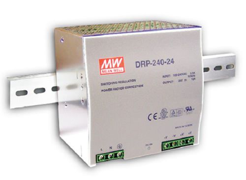 Mean well drp-240-24 ac/dc power supply single-out 24v 10a 240w  us authorized for sale