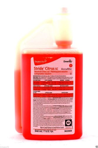 6/Case DIVERSEY 903909 Citrus Stride SC General Purpose Neutral Cleaner Accumix