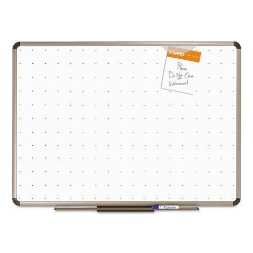 \Total Erase Whiteboard, 48 x 36, White Surface - Euro Titanium Frame AB218374