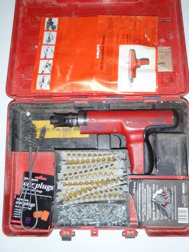 Hilti DX35 Powder Actuated Fastening Tool - Ramset, Case, Loads, Nails &amp; More