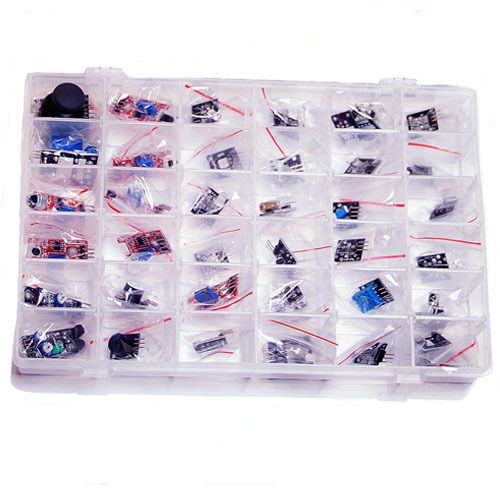 Ultimate 37 in 1 sensor modules kit for arduino &amp; mcu education user for sale