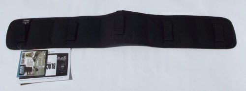 New Blackhawk 41BP00BK Belt Pad, Small, 28-34, Black Nylon Belt Keeper