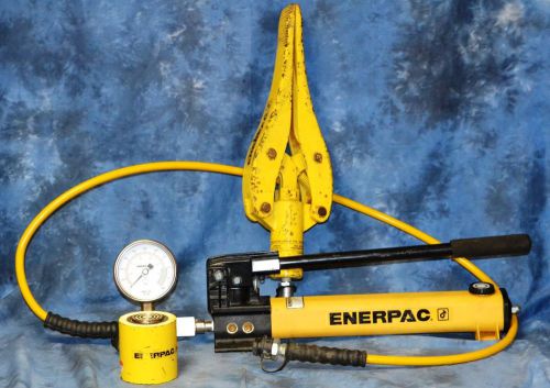 Enerpac hydraulic hand pump p392 10000 psi gf-10p rcs201 wr15 jack bundle for sale