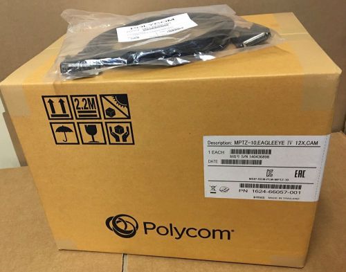 Polycom MPTZ-10 EagleEye IV 12X Camera brand new sealed 1624-66057-001