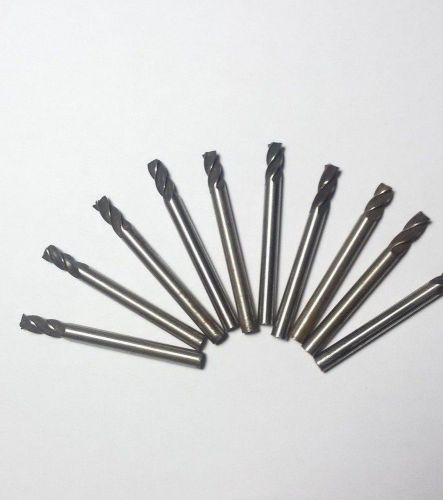 10pcs red-hard rapid-machining steel end mill for roughing cut d4 - 4flutes for sale