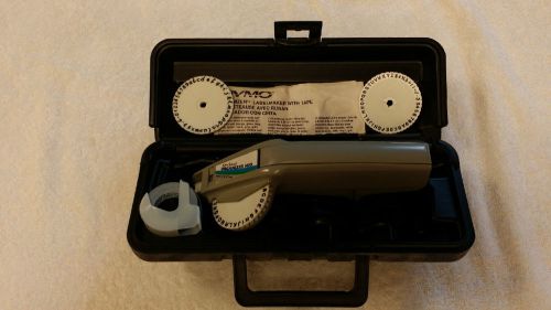 Dymo Organizer 1610 Light Gray with Gray Case 3 Font Dials &amp; Tape Cases