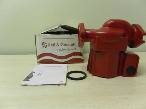 New bell &amp; gossett 106507 lr-20wr pump low head circulator 115v cast iron pump for sale
