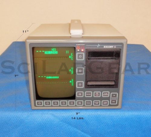 Mde 20100 escort multi-parameter vital signs patient monitor for sale