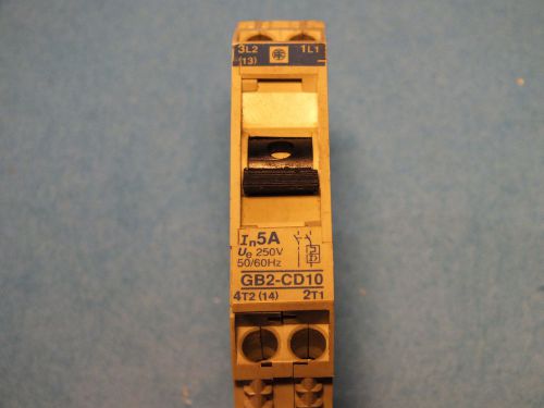 TELEMECANIQUE, GB2-CD10  In-5A, Circuit breaker, Used