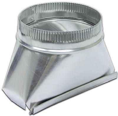 LAMBRO INDUSTRIES Aluminum Duct Transition Fitting, 6-In. Round
