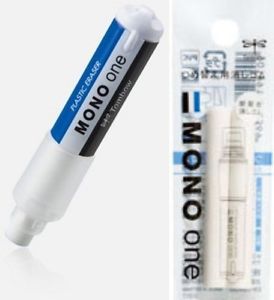 Tombow MONO one Holder Eraser Type-A &amp; Eraser instead 2Pcs Set Stationery Japan