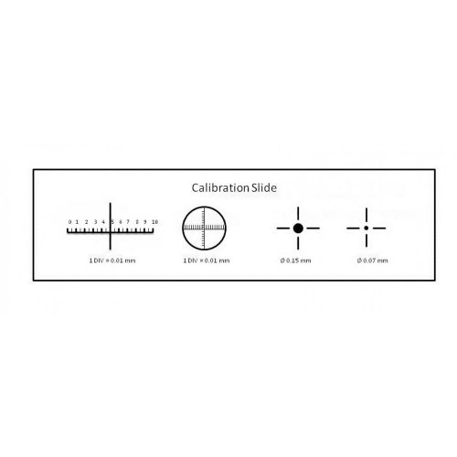 AmScope MR400  4-Scales Micrometer Calibration Slide  for Microscopes