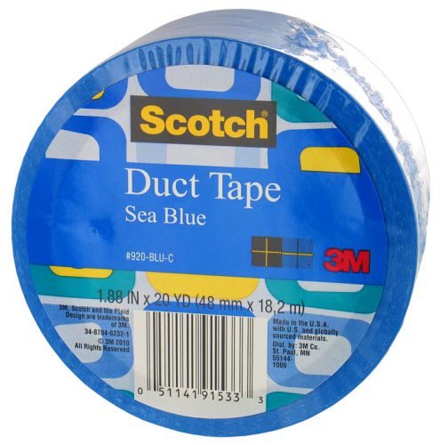 3M DUCT TAPE BLUE 20YD- 3641-0884 Duct Tape NEW
