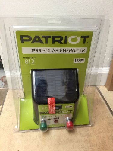 Patriot solar fence charger energizer PS5        Brand NEW!