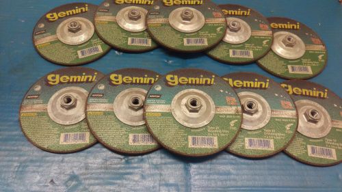 Norton aluminum 7&#034; gemini grinding discs type 27 for sale