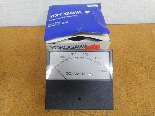 YOKOGAWA 107468 251-4 DC Amperes Meter 0-1500 NEW