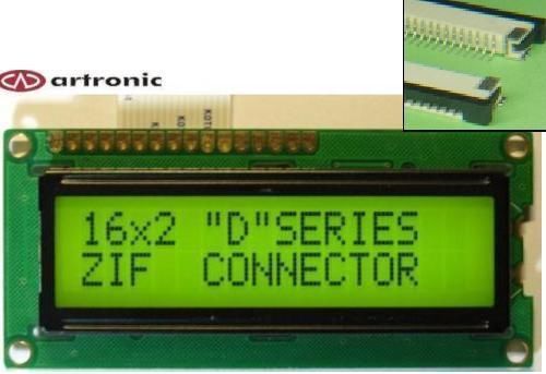 Art-us lcd 2x16-d-band - led y/g [art016002d29-yly-r-04] +ziff-1.00mm-016-smd-kd for sale