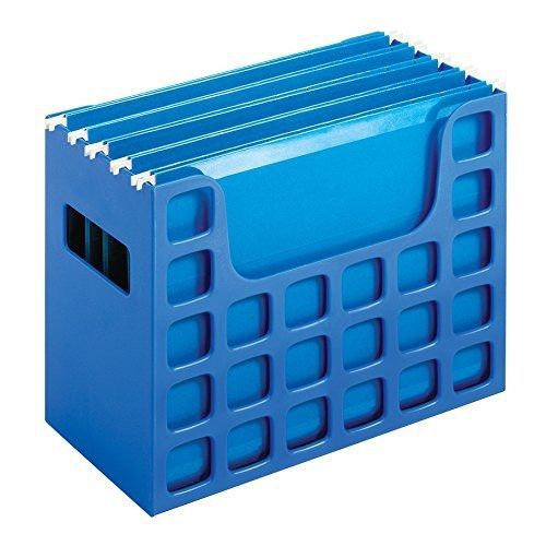 Pendaflex Decoflex Desktop File, 9 1/2&#034; H x 12 1/4&#034; W x 6&#034; D, Sapphire Blue