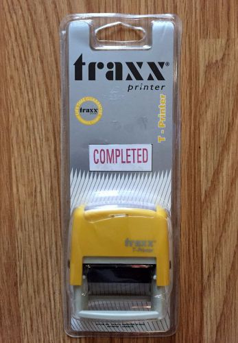 Completed red 9011 traxx stock stamp for sale