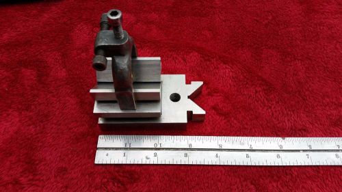 MACHINIST FISHTAIL V-BLOCK  WITH CLAMP